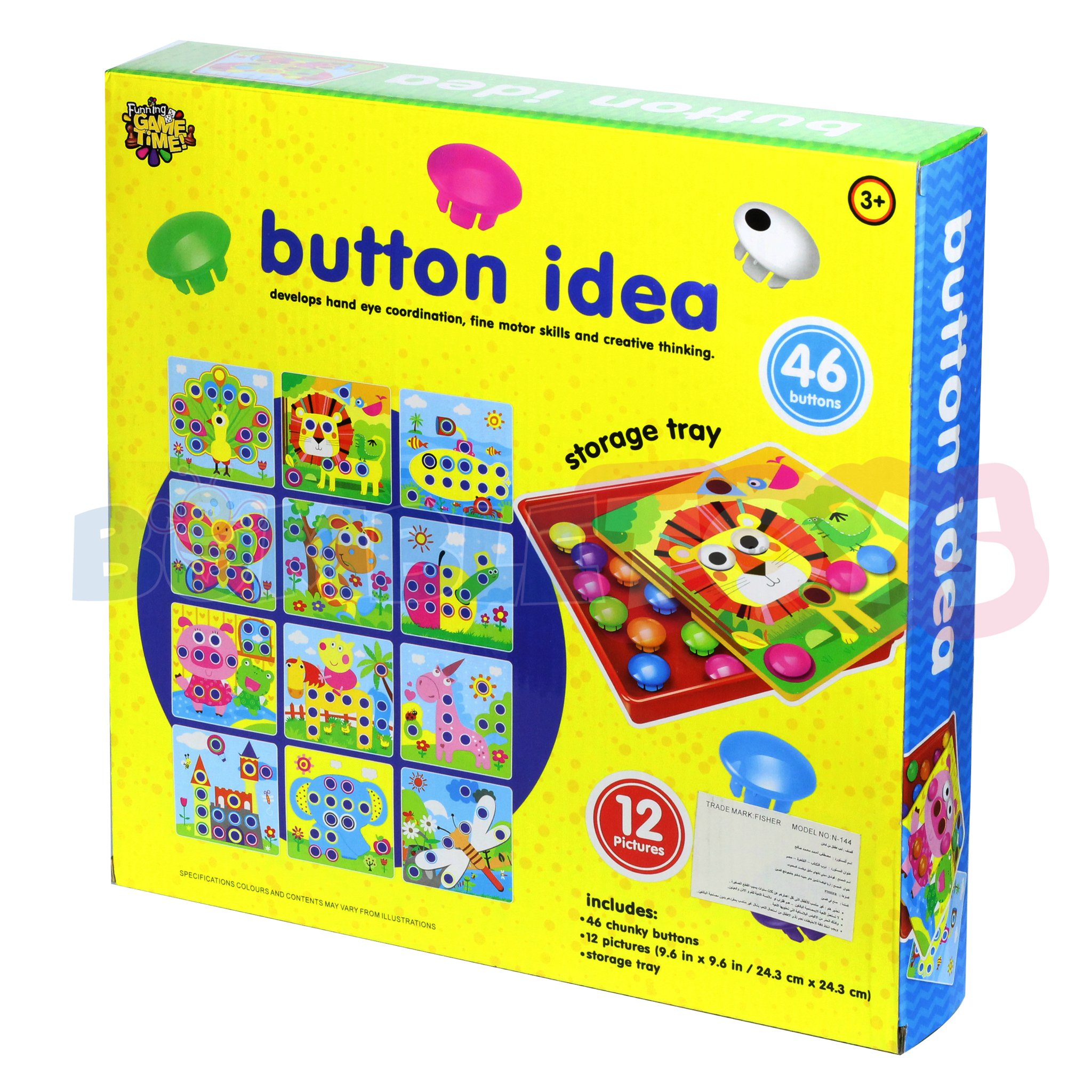 Color Match Button It - Biblu box